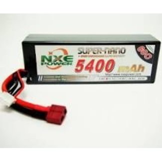 NXE POWER NXE 11.1v 5400mah 60c Hardcase Lipo with Dean