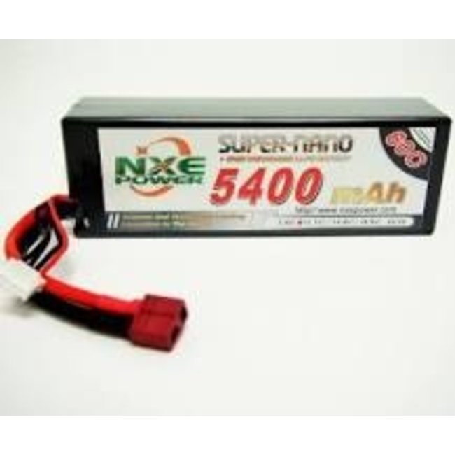 NXE 11.1v 5400mah 60c Hardcase Lipo with Dean
