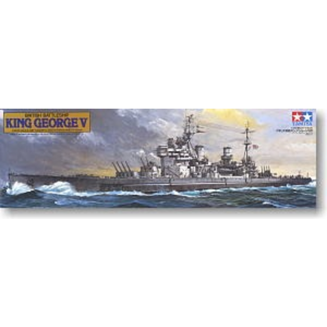 TAMIYA BRITISH BATTLESHIP KING GEORGE V 1/350