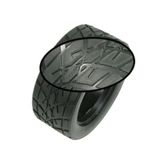 3 RACING 3 RACING 1/10 RUBBER TIRES 4PCS FOR TAMIYA M CHASSIS