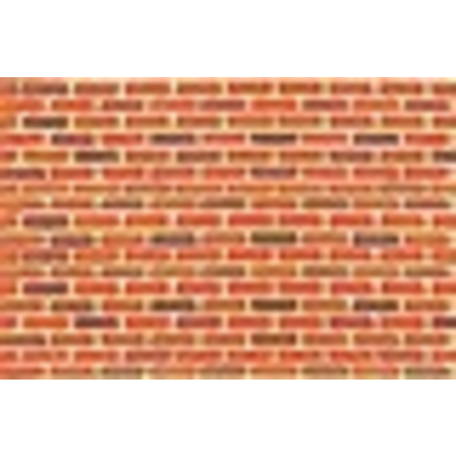 JTT PLASTIC PATTERN SHEETS 97422 (PS-1022) BRICK HO SCALE 1/100 2PK 7.5" X 12" 19CM X 30.5CM  0.5MM THICK