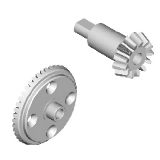 THUNDER TIGER THUNDER TIGER DRIVE BEVEL W/PINION EB4