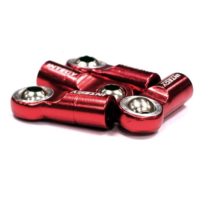 INTEGY 3MM METAL BALL END WITH M4 THREAD (2) NORMAL (2) REVERSE