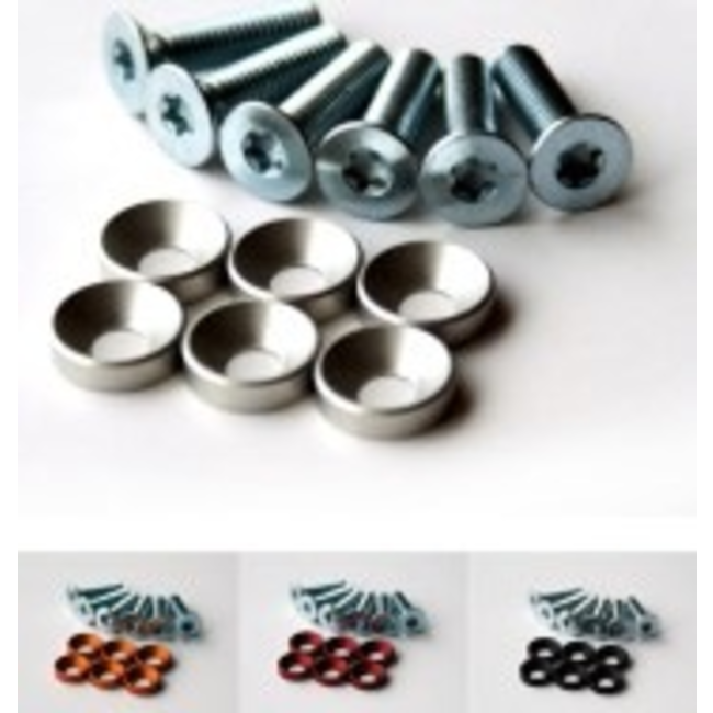 DDM UBER RC ENGINE MOUNT WASHERS W/TORX BOLTS FOR HPI BAJA 5B/5T  TR560