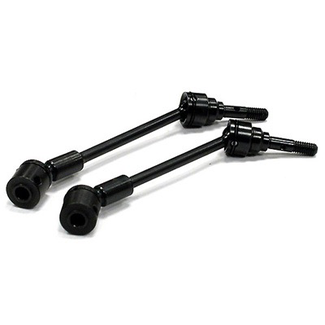 INTEGY INTEGY STEEL TELESCOPIC UNIVERSAL DRIVE SHAFT SET (2) FOR 1/16 TRAXXAS SLASH & RALLY  T3504