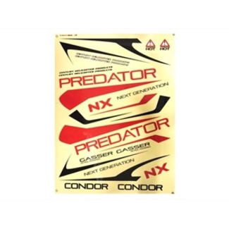 CENTURY HELI CENTURY PREDATOR GAS DECALS