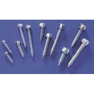 DUBRO DUBRO 384 #4 X 1in SOCKET HD SHEET METAL SCRW (8 PCS )