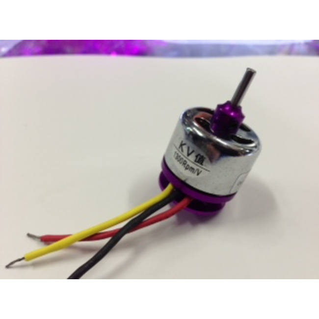 HY 2730 BRUSHLESS OUTRUNNER 1300kv, max voltage 11.1v, max current 25 amps, thrust .41kg,    278 watts,  shaft 3mm  weight  52 gr