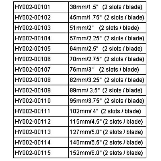 HY ALUMINIUM SPINNER 95mm 3 3/4" 2BL 5/16" ADAPTER INCLUDED (1PK)  ( OLD CODE HY020110 )