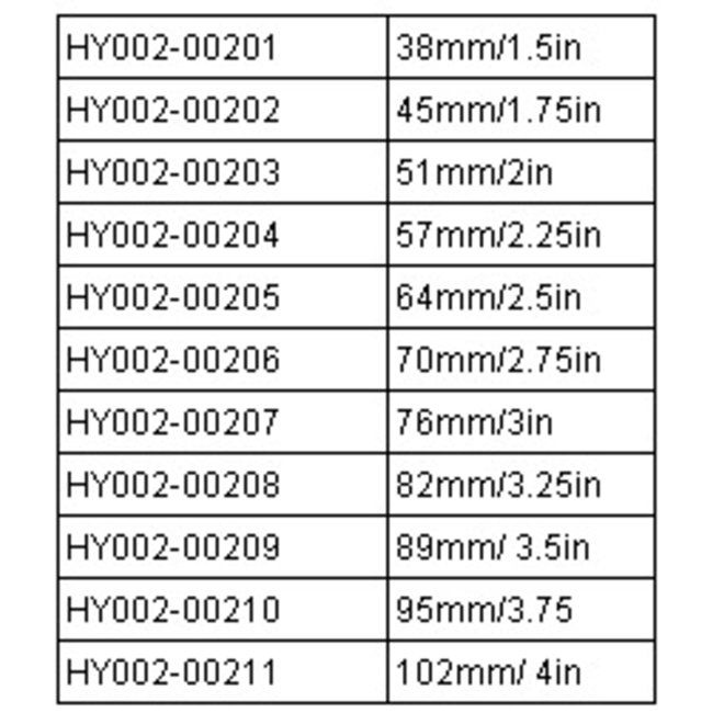 HY NUT SPINNER PLASTIC 70mm 2 3/4" (1PK) ( OLD CODE HY020206 )