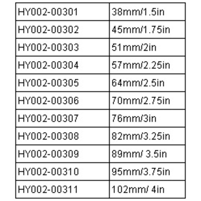 HY SCREW SPINNER PLASTIC 57mm 2 1/4" (1PK) ( OLD CODE HY020304 )