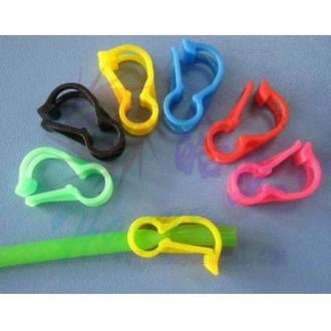 HY PLASTIC FUEL SHUT OFF CLAMP 5MM ASSORTED COLOURS  ( 4 PK ) ( OLD CODE HY051101 )