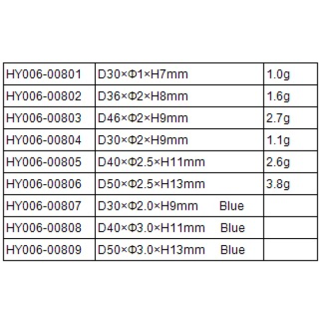 HY 6 SP F.YELLOW LIGHT WEIGHT 40 x 11 x 2.5 ( OLD CODE HY060805 )