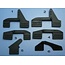 HY FLAP HINGE L35 + 22 =57 H1=6 H2=6  ( 2pk ) ( OLD CODE HY070212C )