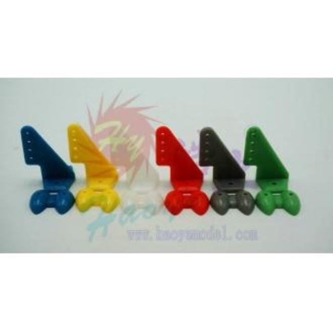 HY PLASTIC CONTROL HORN 20 x 27 4 HOLE ( 4pk ) ( OLD CODE HY070601 )