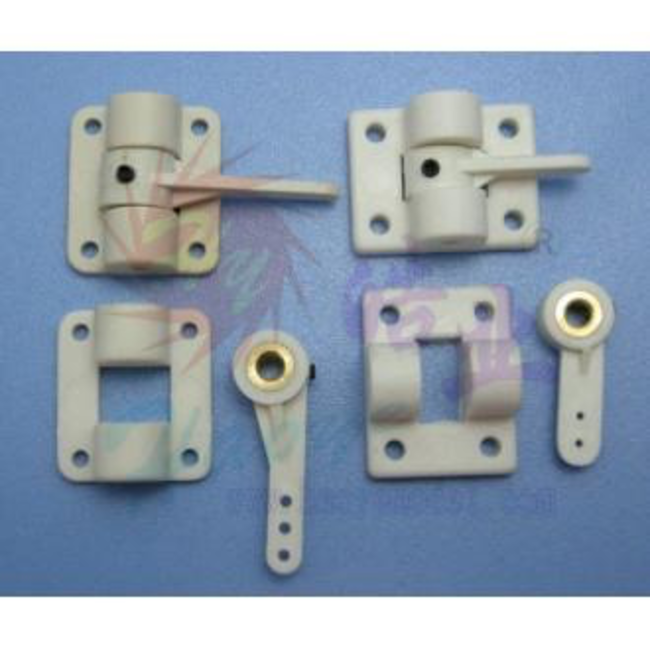 HY PLASTIC FRONT STEERING ARMS & MOUNTS 29 x 26 X 13.5 / 4 X 40 3 HOLE  ( 2pk ) ( OLD CODE HY071002 )
