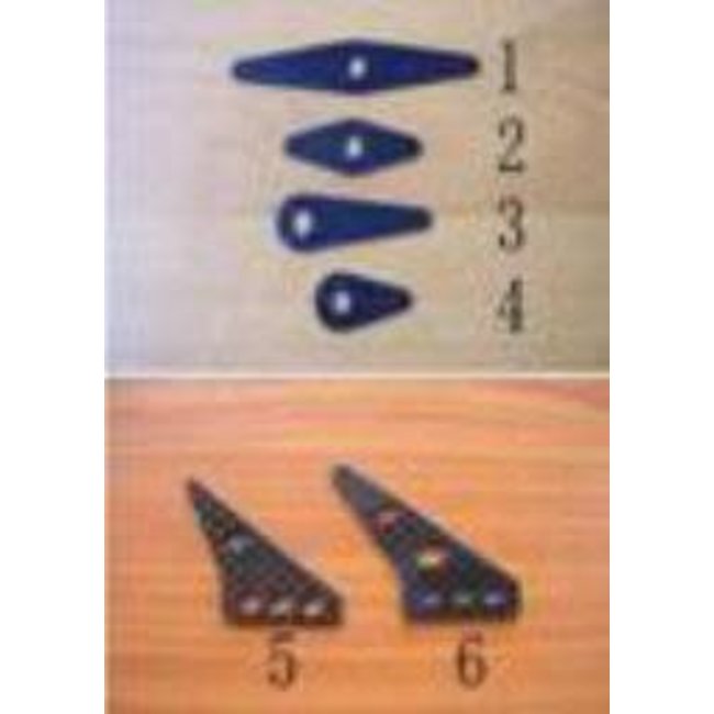 HY CARBON CONTROL HORN 32 x 24 x H2 ( OLD CODE HY071906 )