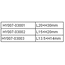HY ALUMINIUM CONTROL HORN 20 x 30 ( 2pk ) ( OLD CODE HY073001 )