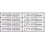 HY NYLON FLAT HINGE PINNED 27 x 36 ( 15pk ) ( OLD CODE HY080203 )