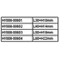 HY NYLON WING SKIDS SMALL 30 x 10 ( 4 pk ) ( OLD CODE HY080601 )