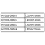 HY NYLON WING SKIDS MED 40 x 14 ( 4 pk ) ( OLD CODE HY080602 )