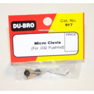 DUBRO DUBRO MICRO CLEVIS FOR .032 PUSHROD 917