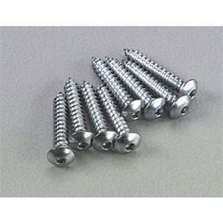 DUBRO DUBRO #4 X 1‚Äù BUTTON HEAD SHEET METAL SCREWS ( 8 )