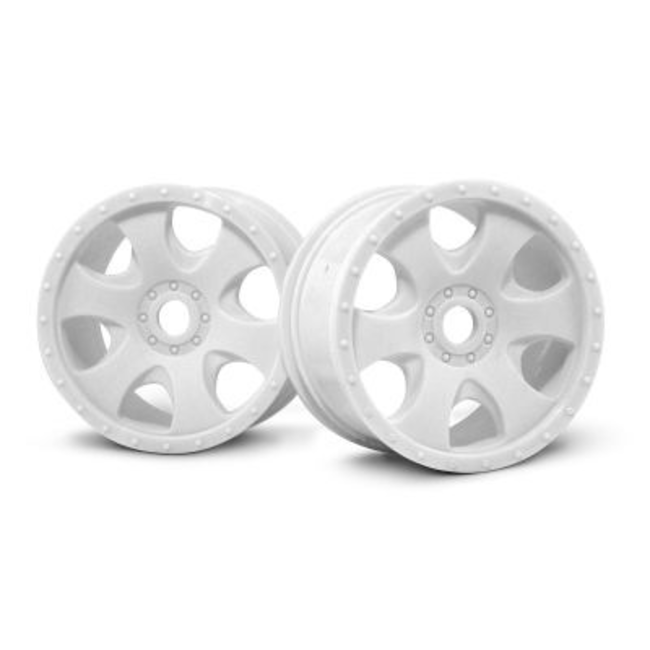 HPI Warlock Wheel Wht 83x56mm (2)