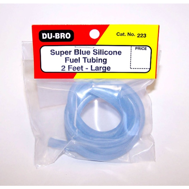 DUBRO SILICINE FUEL LINE BLUE  2'