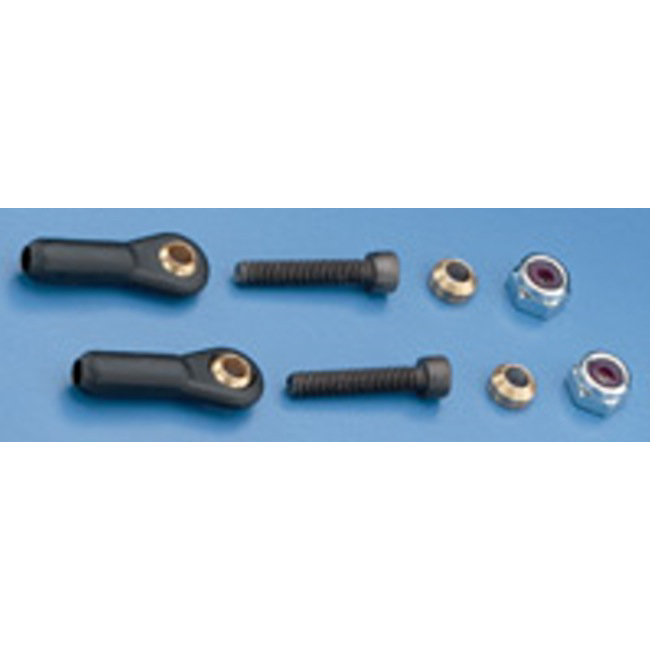 DUBRO 6-32 HEAVY DUTY BALL LINKS FOR 6-32 RODS (12) 2269