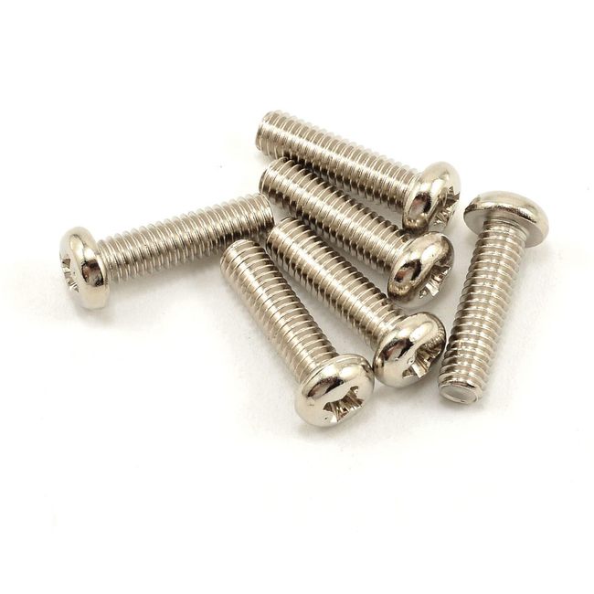 Screws 4 X 15mm RH Mach (6)