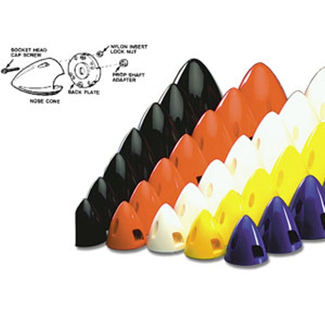 DUBRO DUBRO PLASTIC SPINNER 2 3/4" - BLACK DUB291