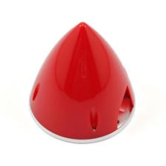 RADIO ACTIVE Spinner 2-1/4 Nylon Alum Red