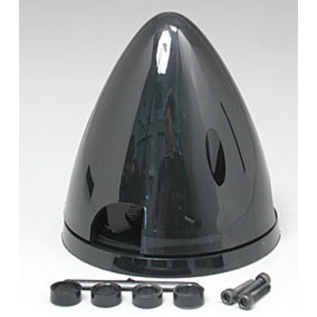 Spinner 2-1/4 Nylon Alum Blk