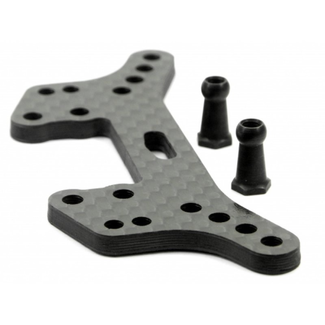 HPI HPI FRONT SHOCK TOWER (GRAPHITE/NITRO 3)