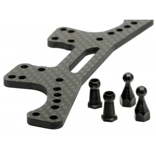 HPI REAR SHOCK TOWER GRAPHITE NITRO