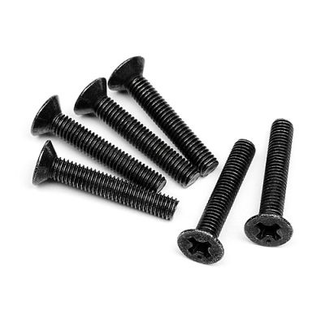 HPI HPI Flat Head Screw M3x18mm (6)