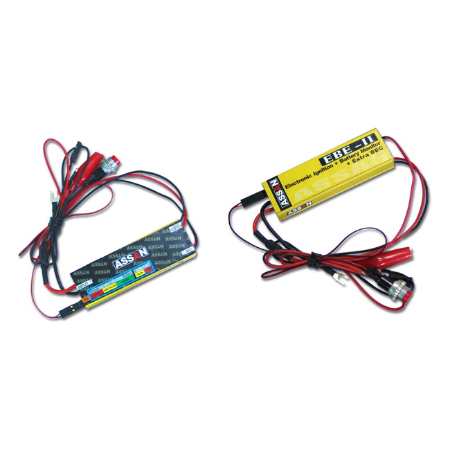 ASSAN ELECTRONIC IGINTION AMD BATTERY MONITOR AND EXTRA BEC