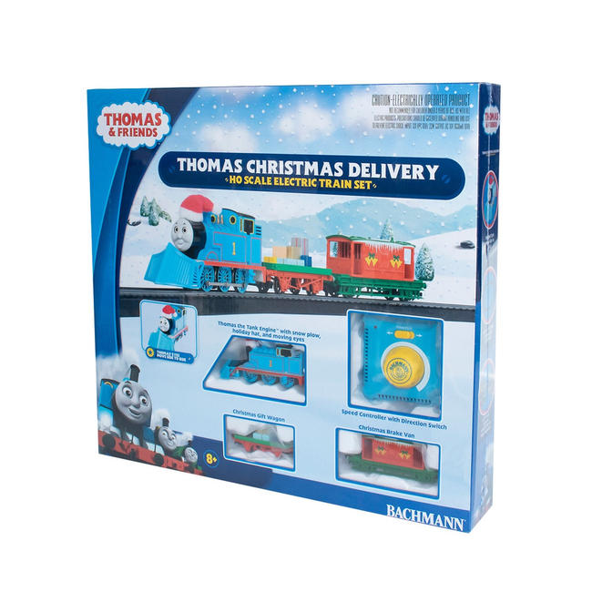 BACHMANN THOMAS CHRISTMAS DELIVERY HO SCALE ELECTRIC TRAIN SET  BAC00755