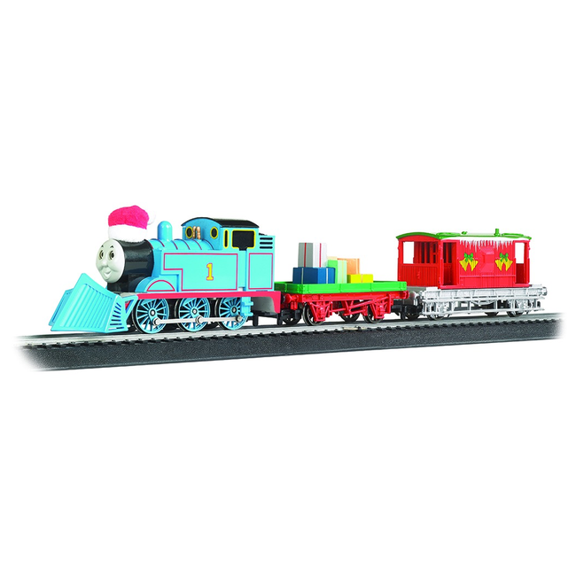 BACHMANN THOMAS CHRISTMAS DELIVERY HO SCALE ELECTRIC TRAIN SET  BAC00755