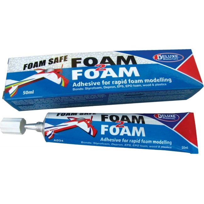 DELUXE MATERIALS AD34 FOAM 2 FOAM FOAM SAFE ADHESIVE  50ML