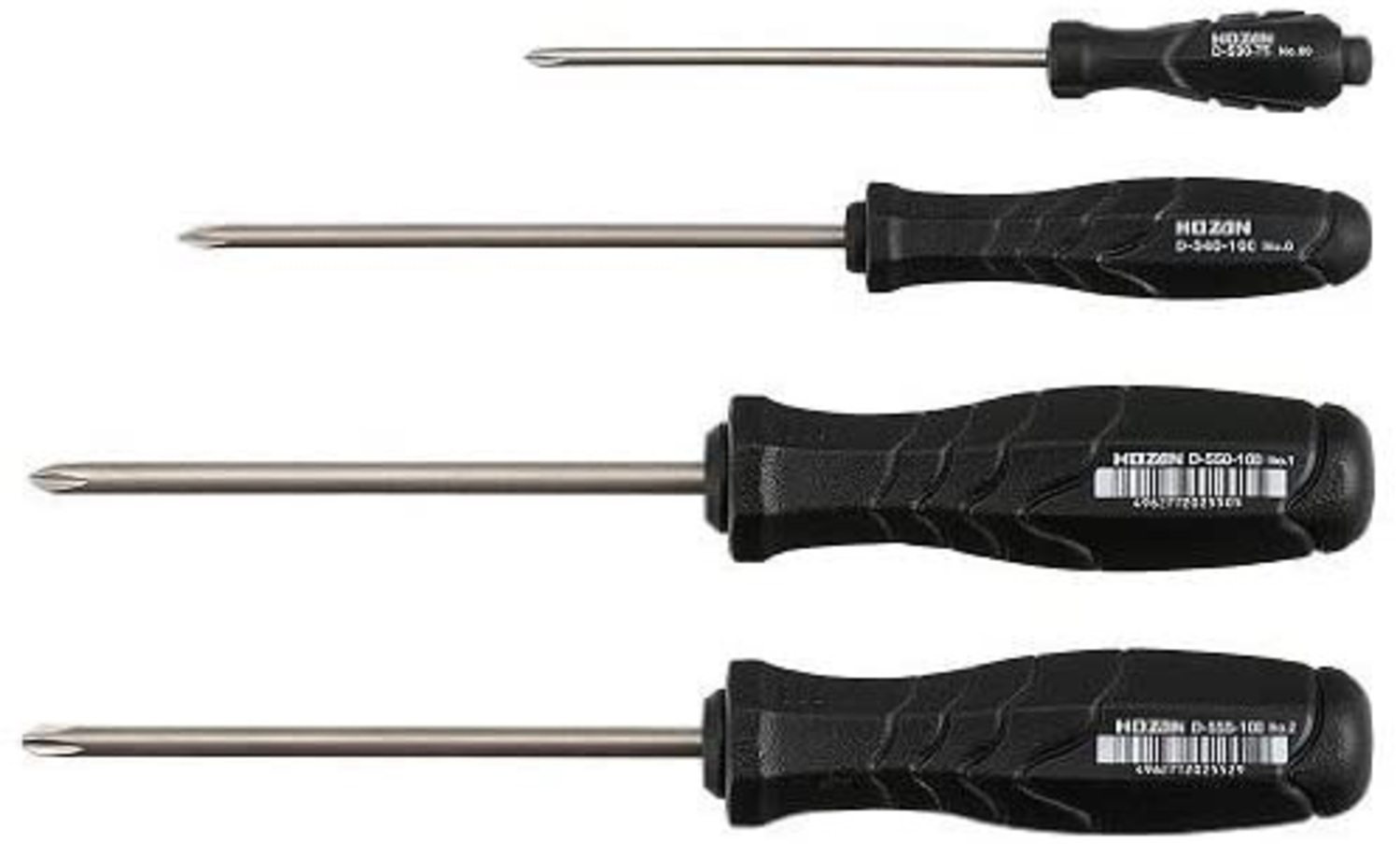 VESSEL Hozan JIS4 JIS Screwdriver Set (New 3rd. Gen) (Japan Import