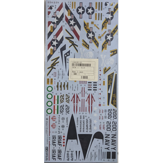 TAMIYA TAMIYA 61114 1/48 F-14A Tomcat decals Image 05