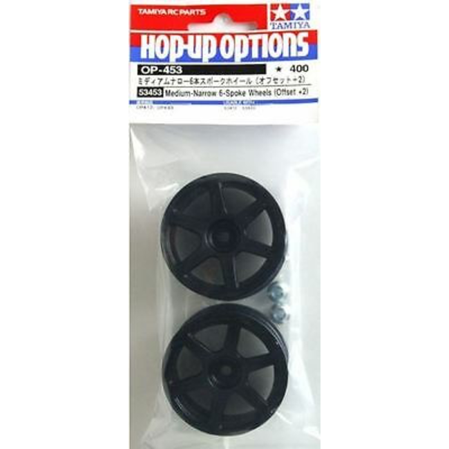 TAMIYA M-Narrow 6-Spoke Wheels (+2)