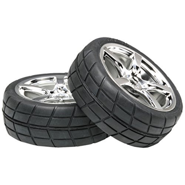 TAMIYA 5-Spoke Wheel w/Tire*2(24mm/0)