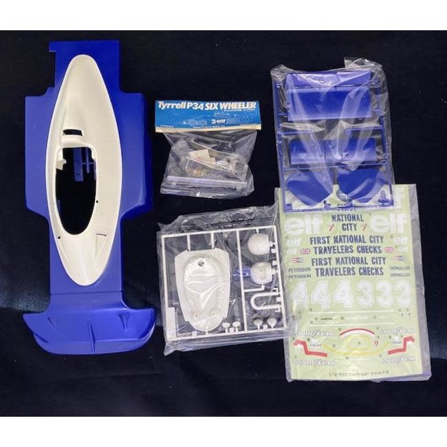 TAMIYA TYRRELL P34 6 WHEELER F1 BODY 1977 VINTAGE