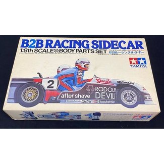 TAMIYA VINTAGE TAMIYA B2B SIDE CAR  PAINTED IN PRIMER & STATERED 1980 VINTAGE
