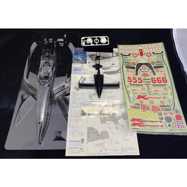 TAMIYA NEWMAN HASS LOLA  FORD BODY  TEXACO  BODY    1994  VINTAGE