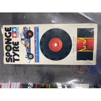 TAMIYA VINTAGE TAMIYA SUPER CHAMP BOXED SPONGE TYRE & WHEELS SET