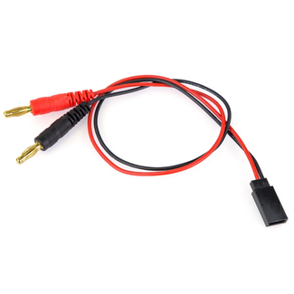 ACE IMPORTS ACE FUTABA RX CHARGE LEAD 600mm LONG 4mm BULLETS